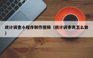 武威统计调查小程序制作视频（统计调查表怎么做）