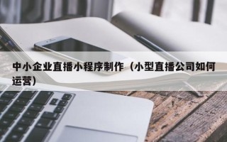 武威中小企业直播小程序制作（小型直播公司如何运营）
